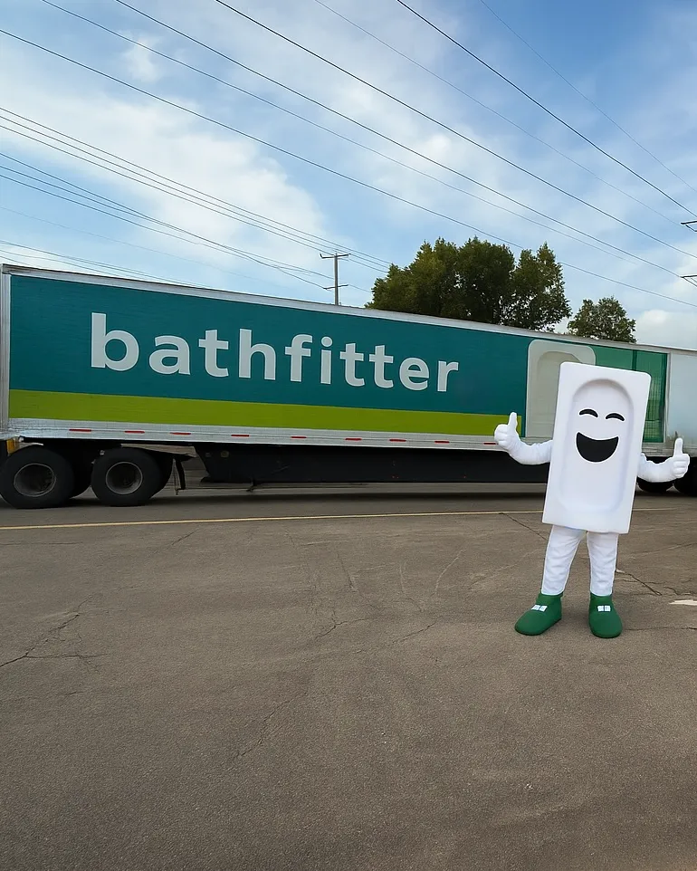 Tubby and a semi truck-3